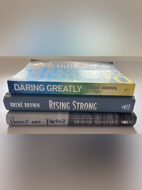 Brené Brown & Shauna Niequist 3 Book Bundle Daring Greatly Rising Strong HC